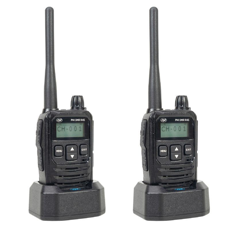 61650_smsn Kit 2 statii radio portabile PNI DMR R45