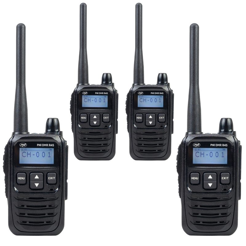 61660_smsn Kit 4 statii radio portabile PNI DMR R45