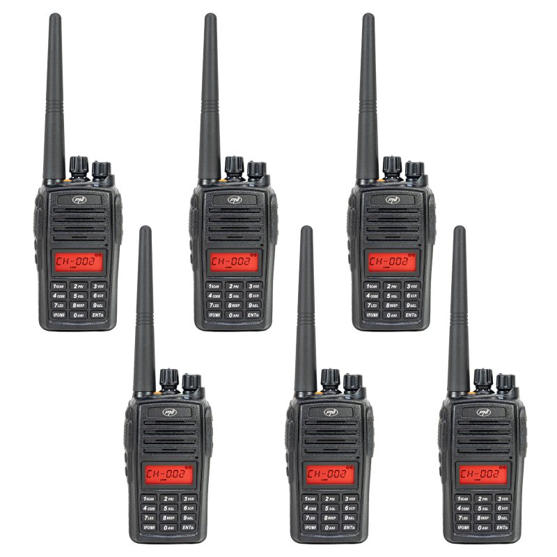 Kit 6 statii radio portabile PNI PMR R18