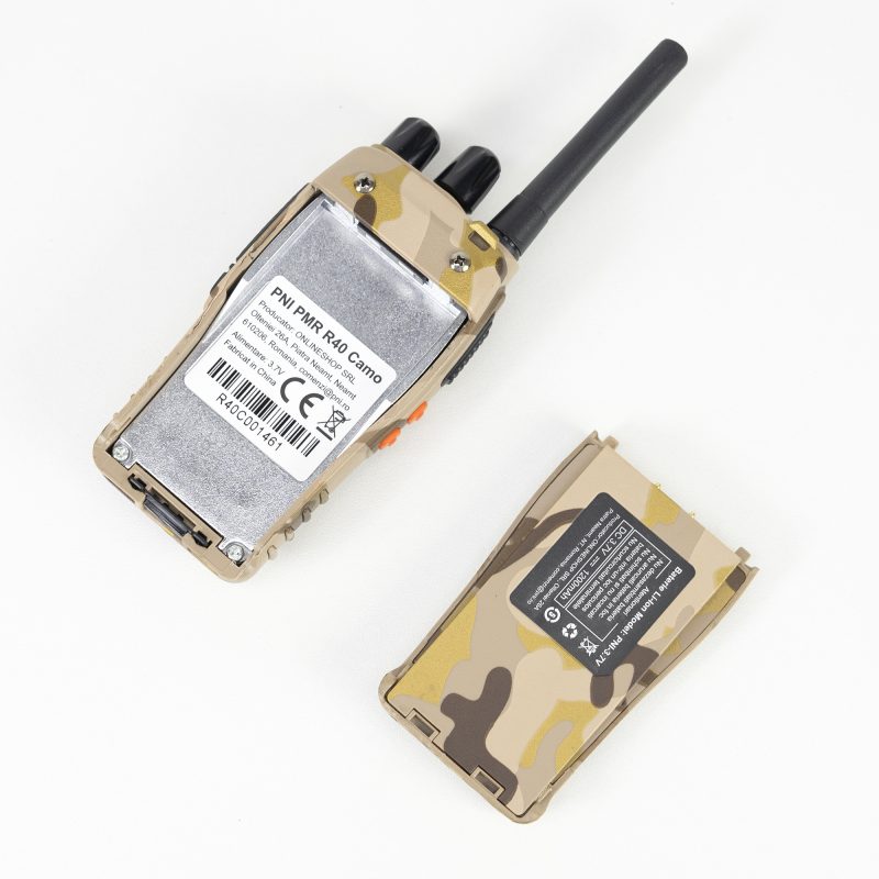 Pachet 8 statii radio portabile PNI PMR R40 CAMO 0.5W