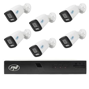 Pachet supraveghere video NVR POE PNI House IP716J