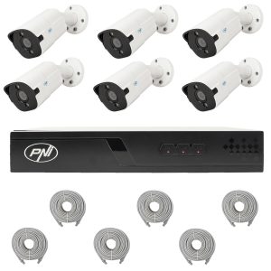 Pachet supraveghere video NVR POE PNI House IP716J