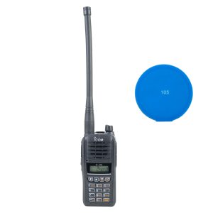 Kit Statie radio portabila VHF ICom IC-A16EBT cu bluetooth