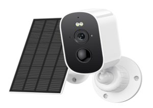 Camera supraveghere video PNI IP775S 5MP panou solar acumulator incorporat slot card micro SD vizibilitate nocturna audio bidirectional